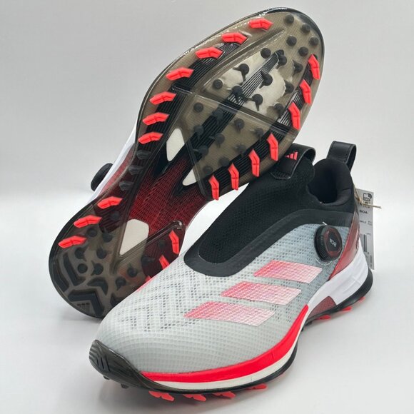 Men's Adidas Adizero ZG BOA Golf Cloud White Lucid Red Cleats IH9896 Size 9 - Picture 7 of 9